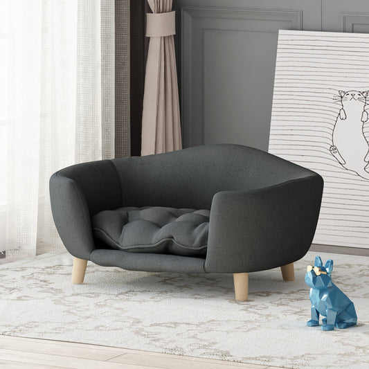 Luxurious Modern Dog Couch - Birch Wood