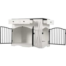 Farmhouse Dog Crate Furniture - 43.3 Inch