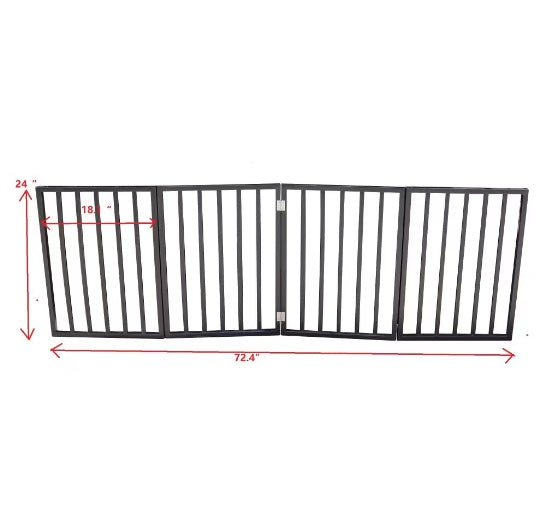 Pet Gate Dog Gate For Doorways - Foldable Safety Barrier
