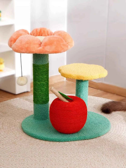 Soft Plush Cat Scratching Post