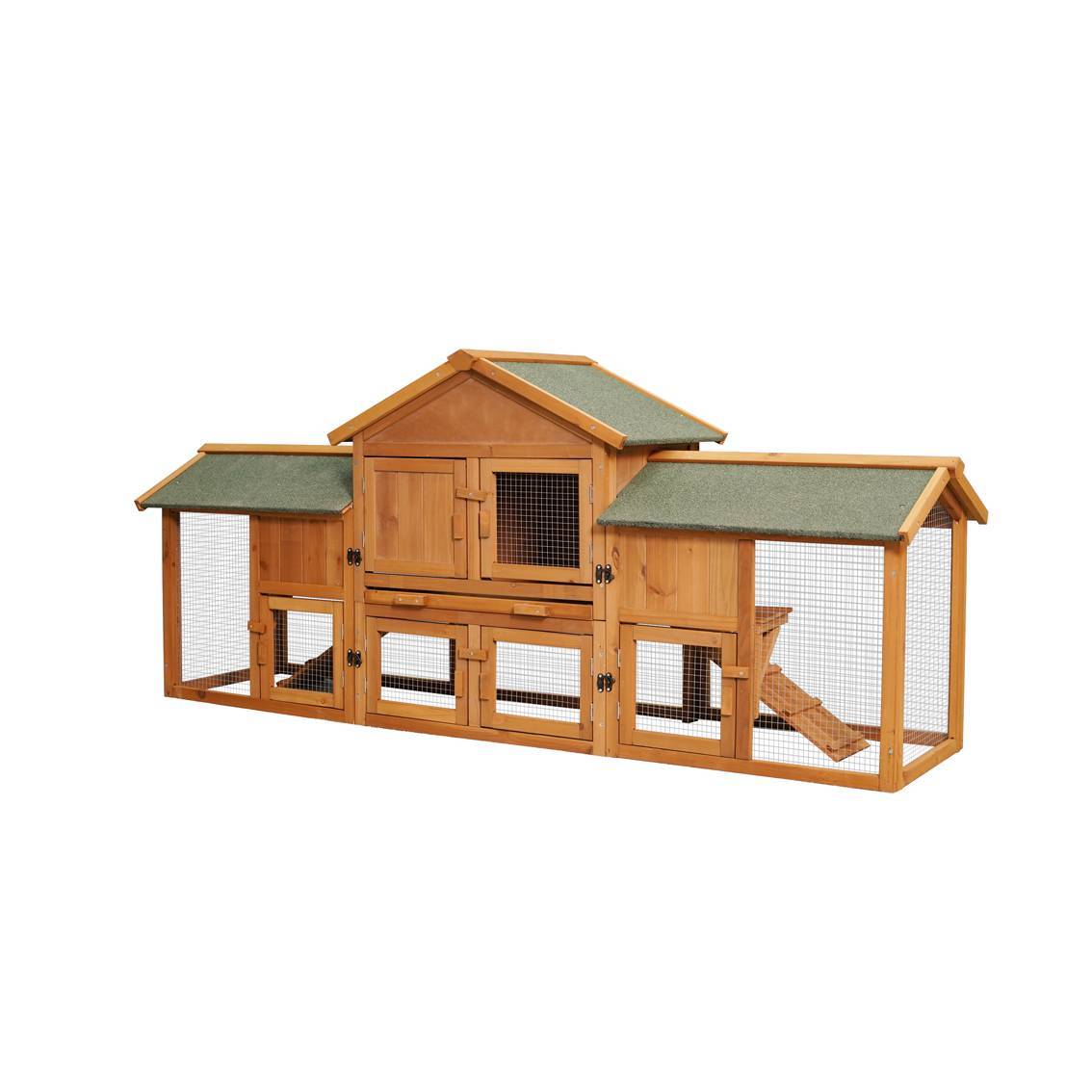 Extra-Large Bunny Cage - 2-Tier with Detachable Runs