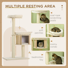 Cat Tree 3 Level - Sisal Posts Soft Cushions Interactive Toy