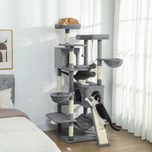 Multi-Level Cat Tower 69" - Cat Tree for Multiple Cats