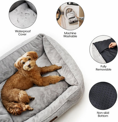 Rectangle Pet Bed - Medium Warming Calming
