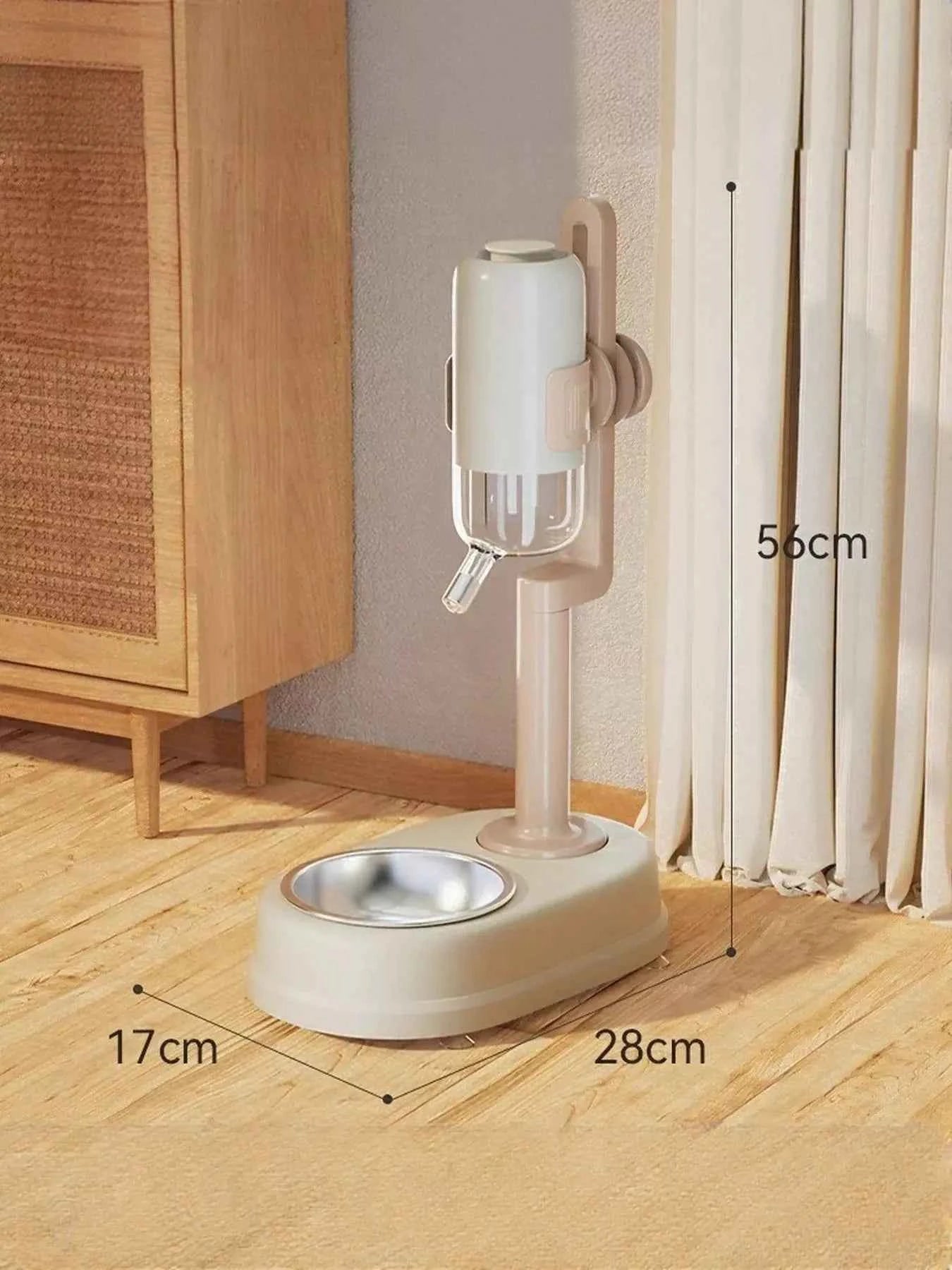 Automatic Pet Food and Water Dispenser Bowl