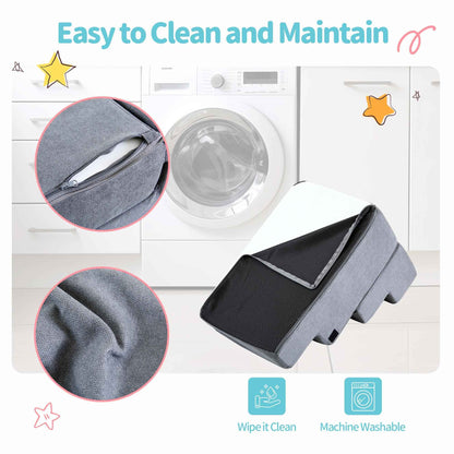 Dog Steps for High Beds - 4-Step Foam Pet Stairs - Purrfect Pet Haven
