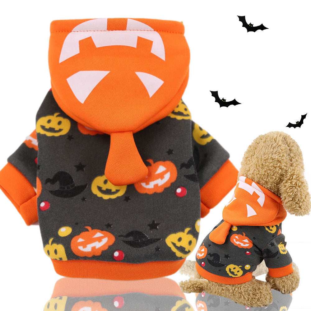 Pumpkin Lantern Pet Costume - Glowing Halloween Dog Outfit