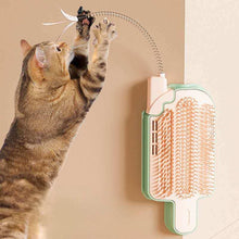 Self Grooming Popsicle-Shaped Corner Massage Comb Cat Scratcher
