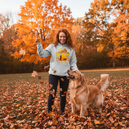 Ash Autumn Leaves Hoodie Lifestyle