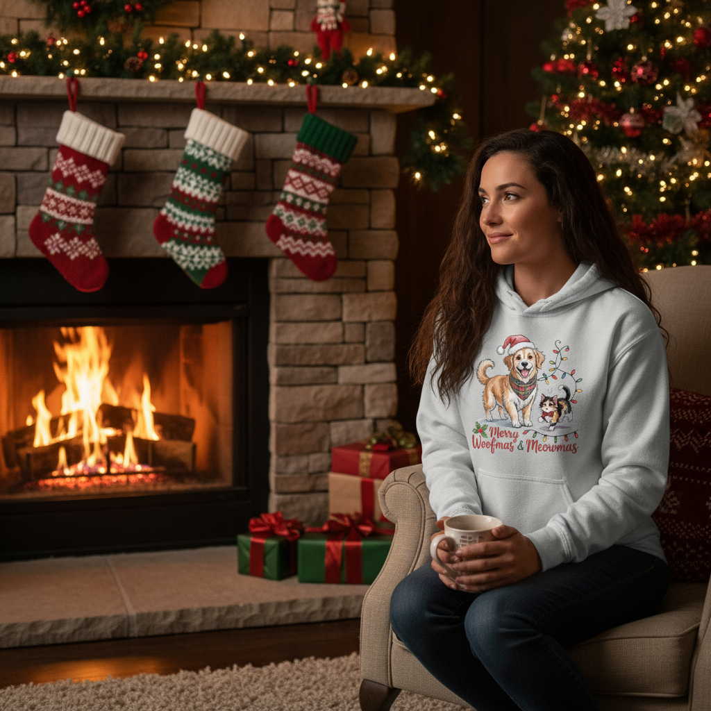 Ash Merry Woofmas & Meowmas Hoodie - Attempt 3