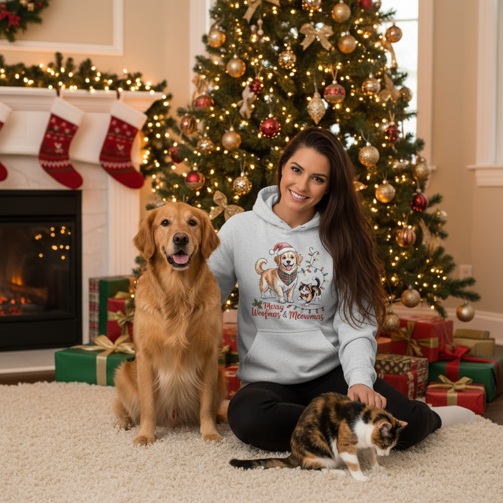 Ash Merry Woofmas & Meowmas Hoodie - Final