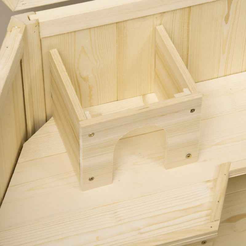 Large Wooden Hamster Cage -  3 Tier Playhouse with Tray