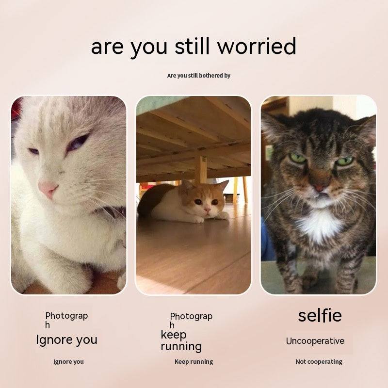 Pet Selfie Stick - Mobile Phone Camera Holder for Dogs & Cats