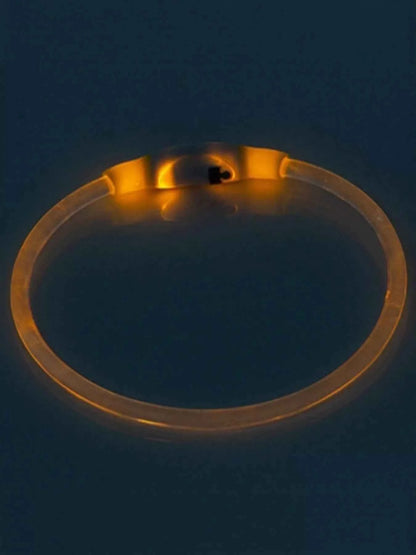 USB Rechargeable Cuttable Full Glow LED Pet Collar for Night Anti-Lost