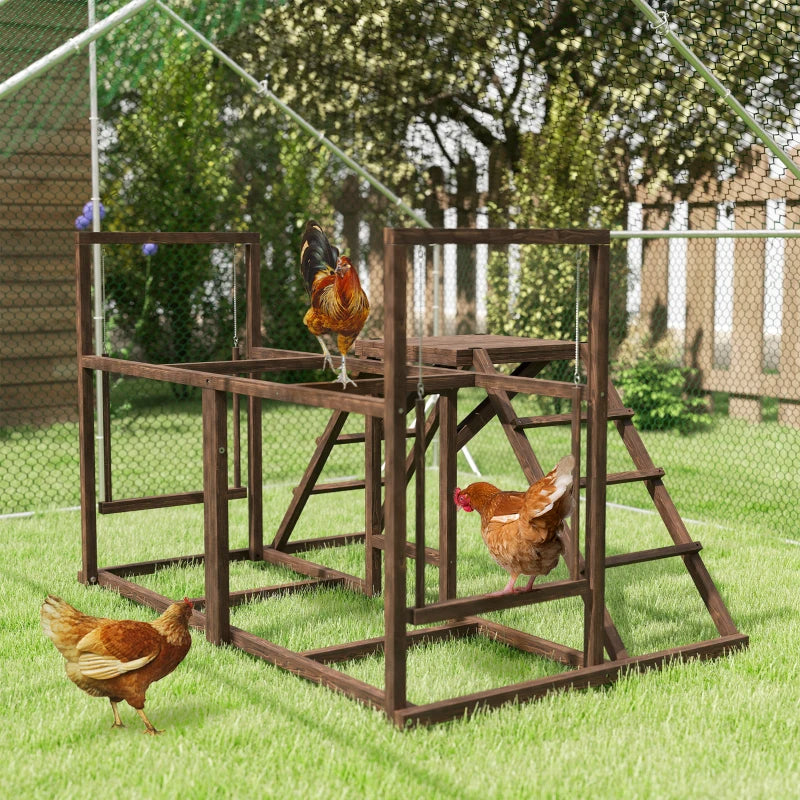 Chicken Coop Accessories - Activity Play Set with Swings - Purrfect Pet Haven