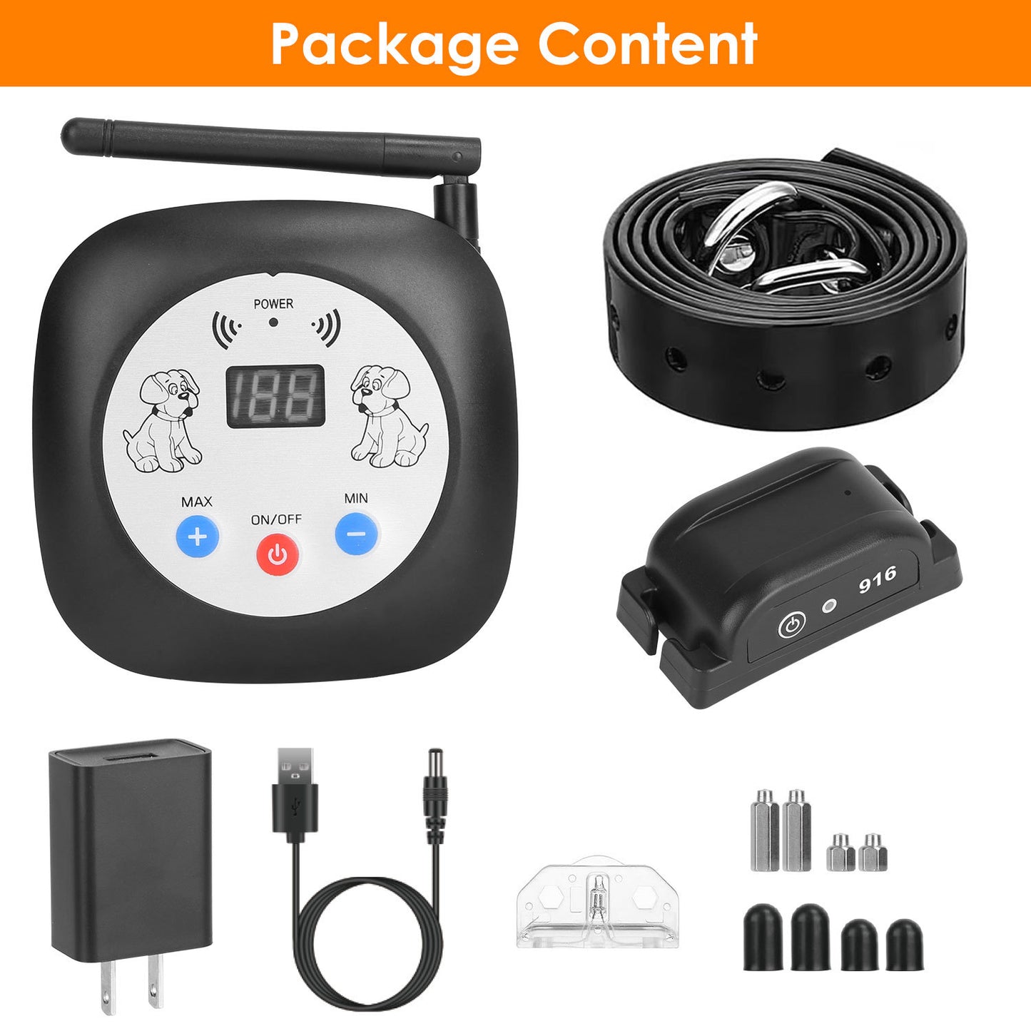 Wireless Dog Fence System - 328FT GPS