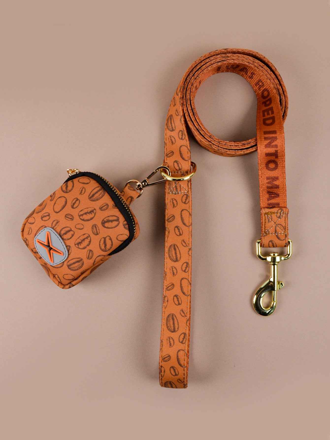 Dog Leash with Poop Bag Holder - Matching Set - Purrfect Pet Haven