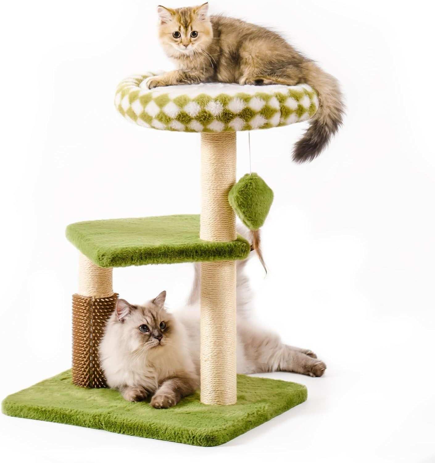 Cat Tree Tower For Indoor Cats - Large Multi-Level Scratching Post With Washable Perch