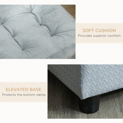 Luxury Small Dog Bed - Hidden Storage