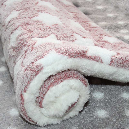 Premium Pet Bed Mat - Washable Fleece Crate Pad for Dogs & Cats All Sizes