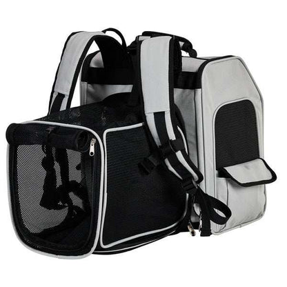 Pet Carrier Backpack - Expandable Travel Bag With Rear Extension