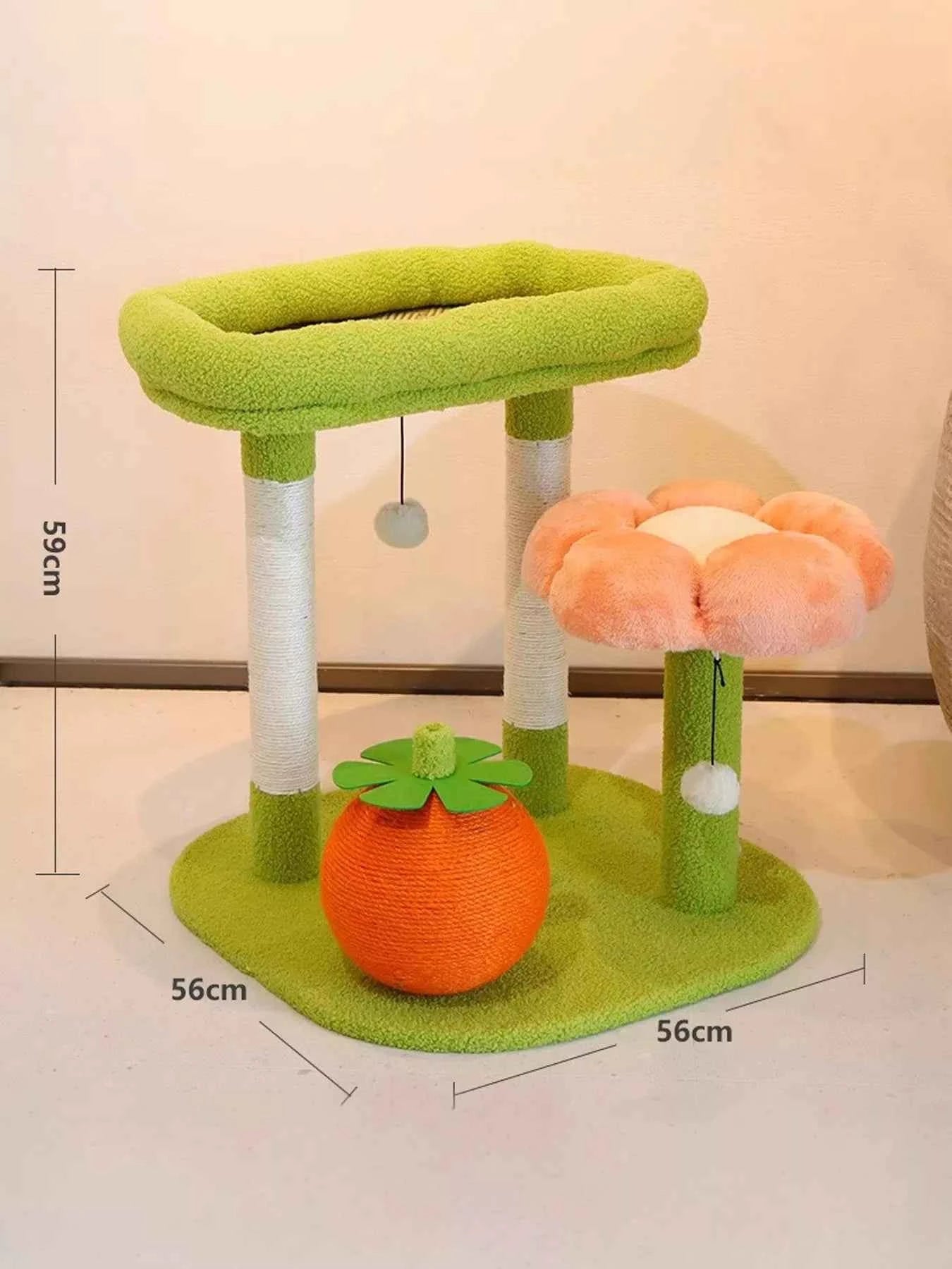 Soft Plush Cat Scratching Post