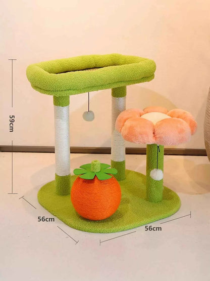 Soft Plush Cat Scratching Post