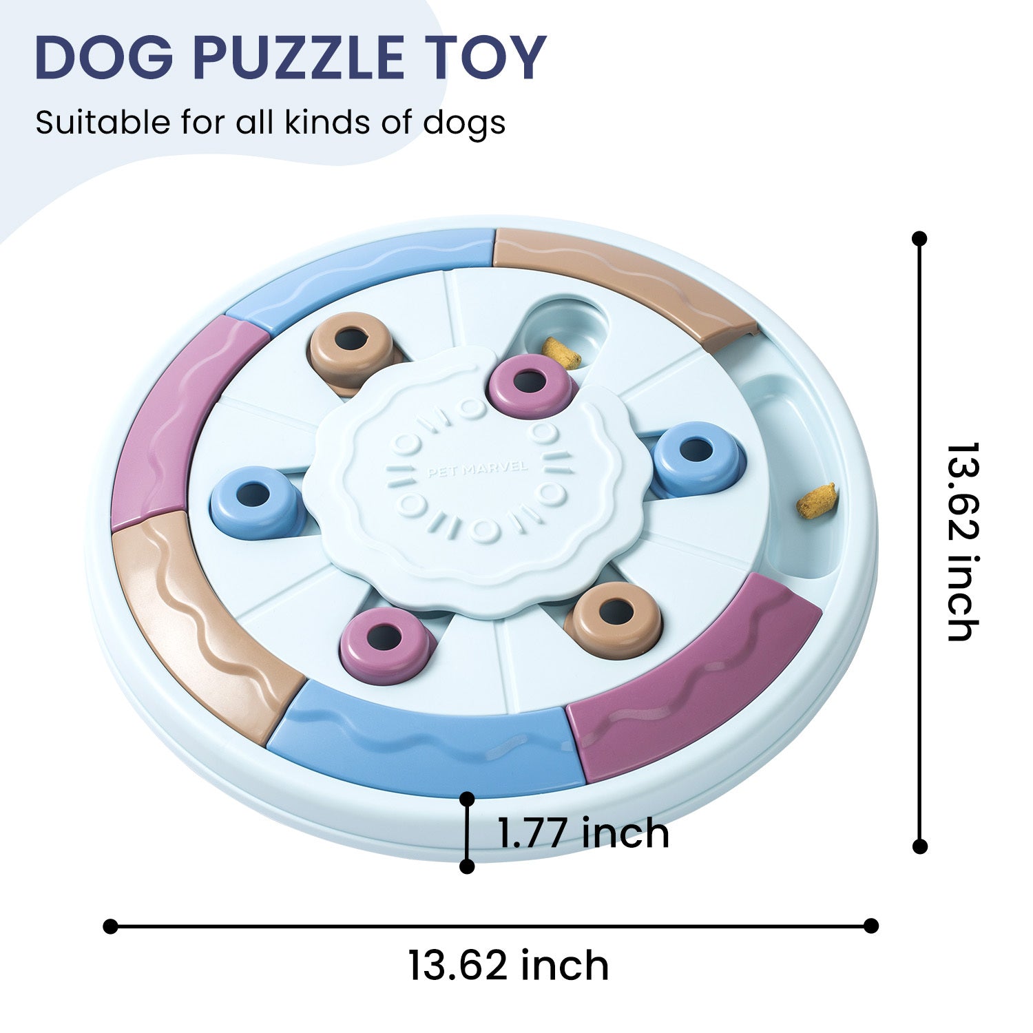Interactive Puzzle Dog Toy - IQ Training Game Level 1-3 - Purrfect Pet Haven