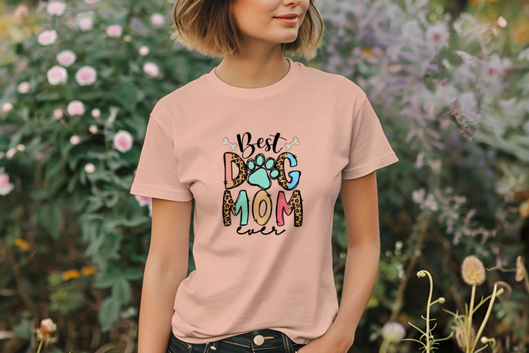 Comfort Colors Best Dog Mom T-Shirt