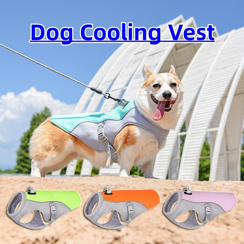 Summer Dog Cooling Vest - Heat Resistant Breathable Pet Clothing