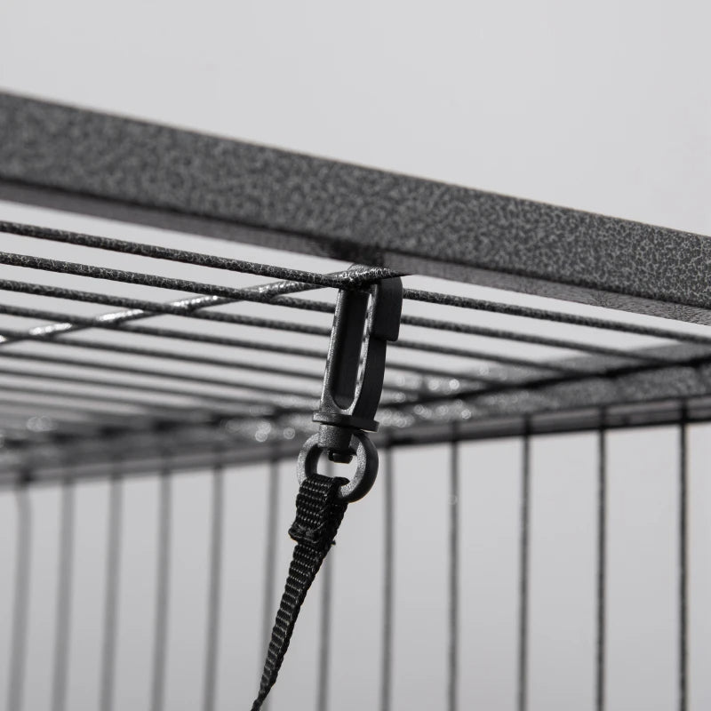 Small Animal Cage - 3-Tier Rolling with Wheels & Ramp - Purrfect Pet Haven