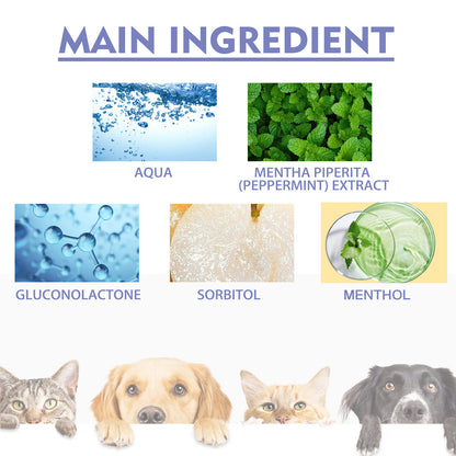 Teeth Stain Removal, Breath, Pet Oral Care Spray