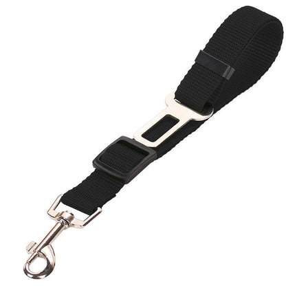 Dog Car Seat Belt - Adjustable Pet Safety Harness Leash