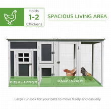 Chicken Coop with Run - Wooden Nesting Box Egg Box Fir Wood