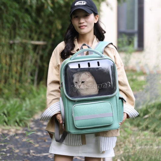 Breathable PVC Oxford Outdoor Portable Pet Bag Carrier