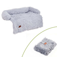 Dog Couch Bed Mat - Fluffy with Blanket