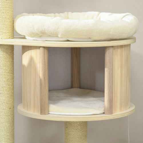 Cat Tree 3 Level - Sisal Posts Soft Cushions Interactive Toy