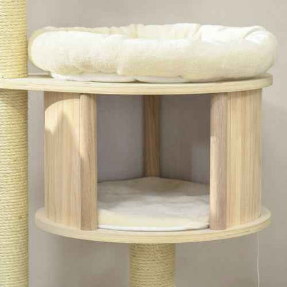 Cat Tree 3 Level - Sisal Posts Soft Cushions Interactive Toy