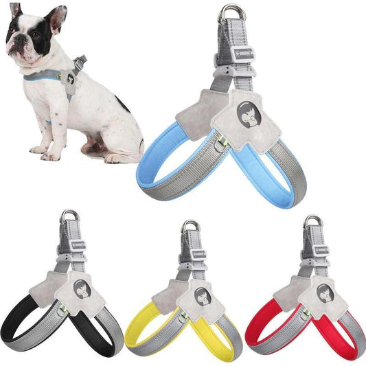 Wefulfil Dog and Cat Harness available in blue black yellow and red with adjustable straps and soft padding