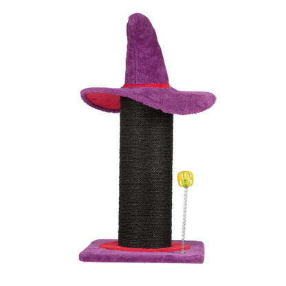 Wizard Hat Cat Scratching Post - Halloween Spooky Cat Scratcher
