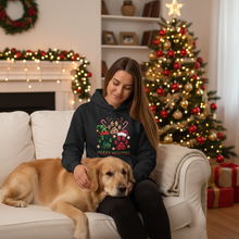 Black Merry Woofmas Hoodie Lifestyle