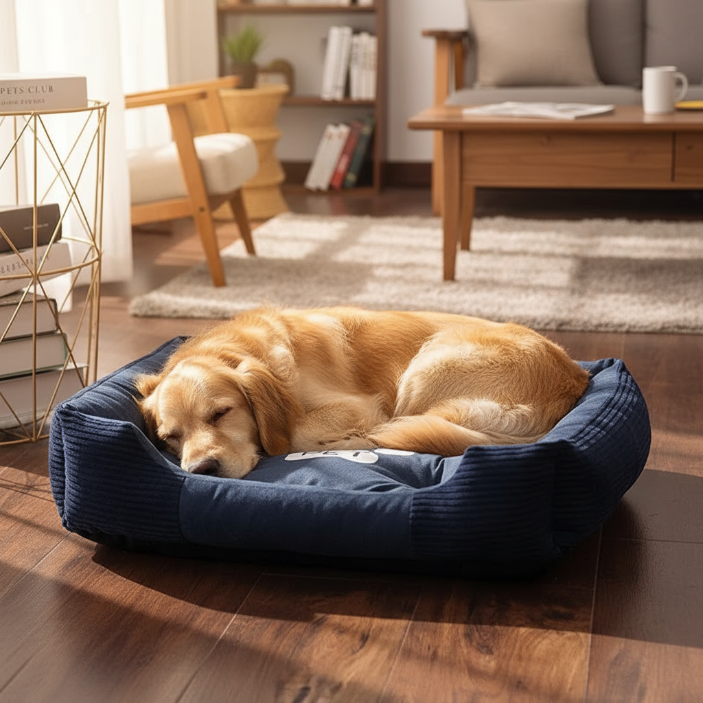 Blue pet bed - NO product GID