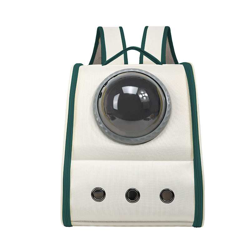 Breathable Pet Backpack with Transparent Bubble Window for Comfortable Travel with Pets