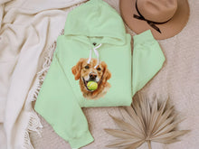 Golden Retriever Hoodie Tennis Ball - Dog Lover Sweatshirt