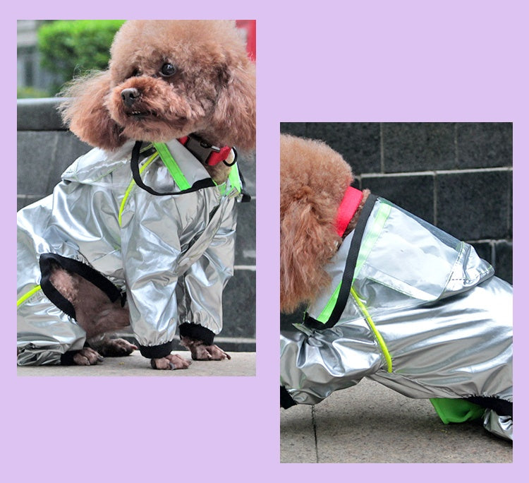 Full-Cover Dog Raincoat - Waterproof Four-Leg Design