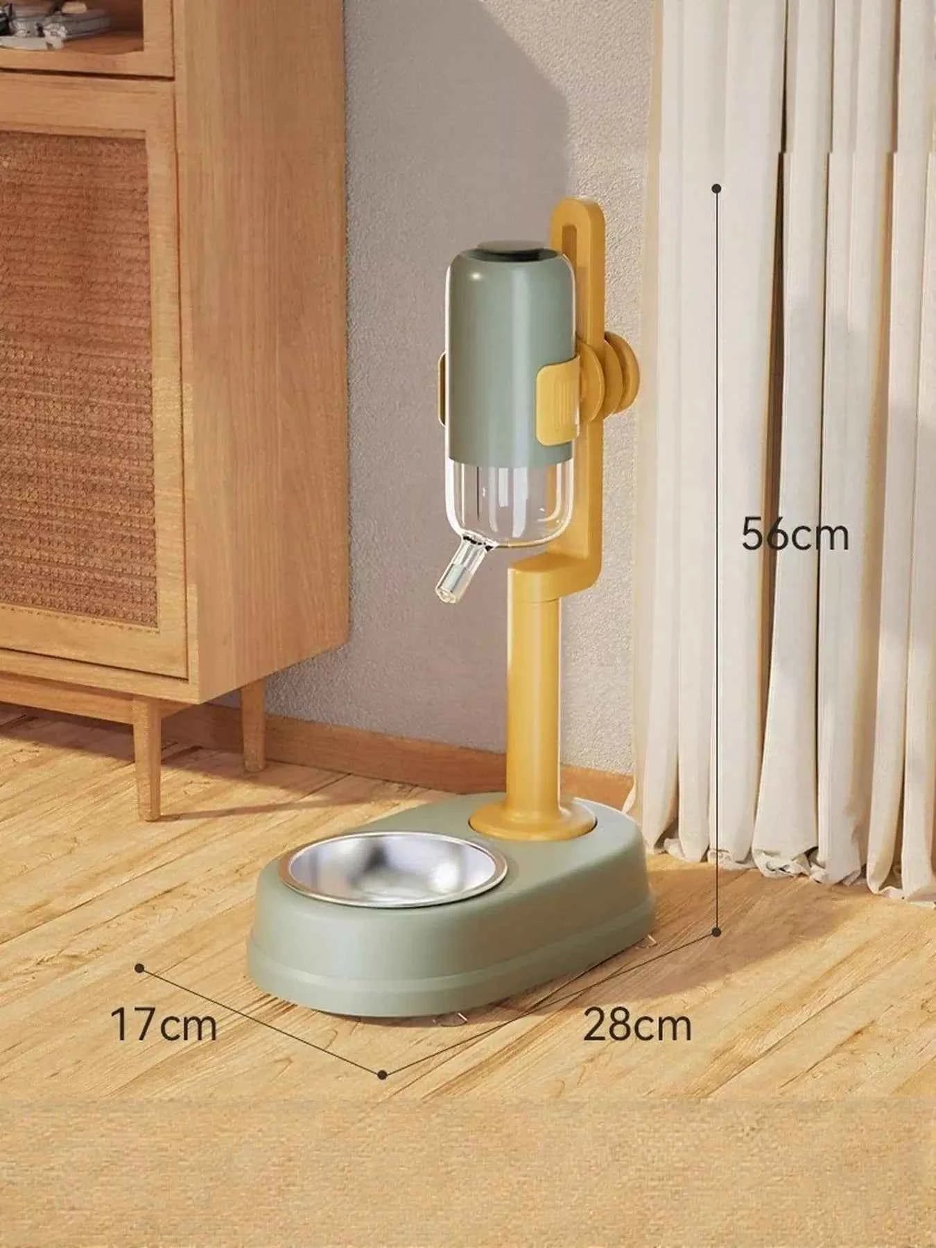 Automatic Pet Food and Water Dispenser Bowl