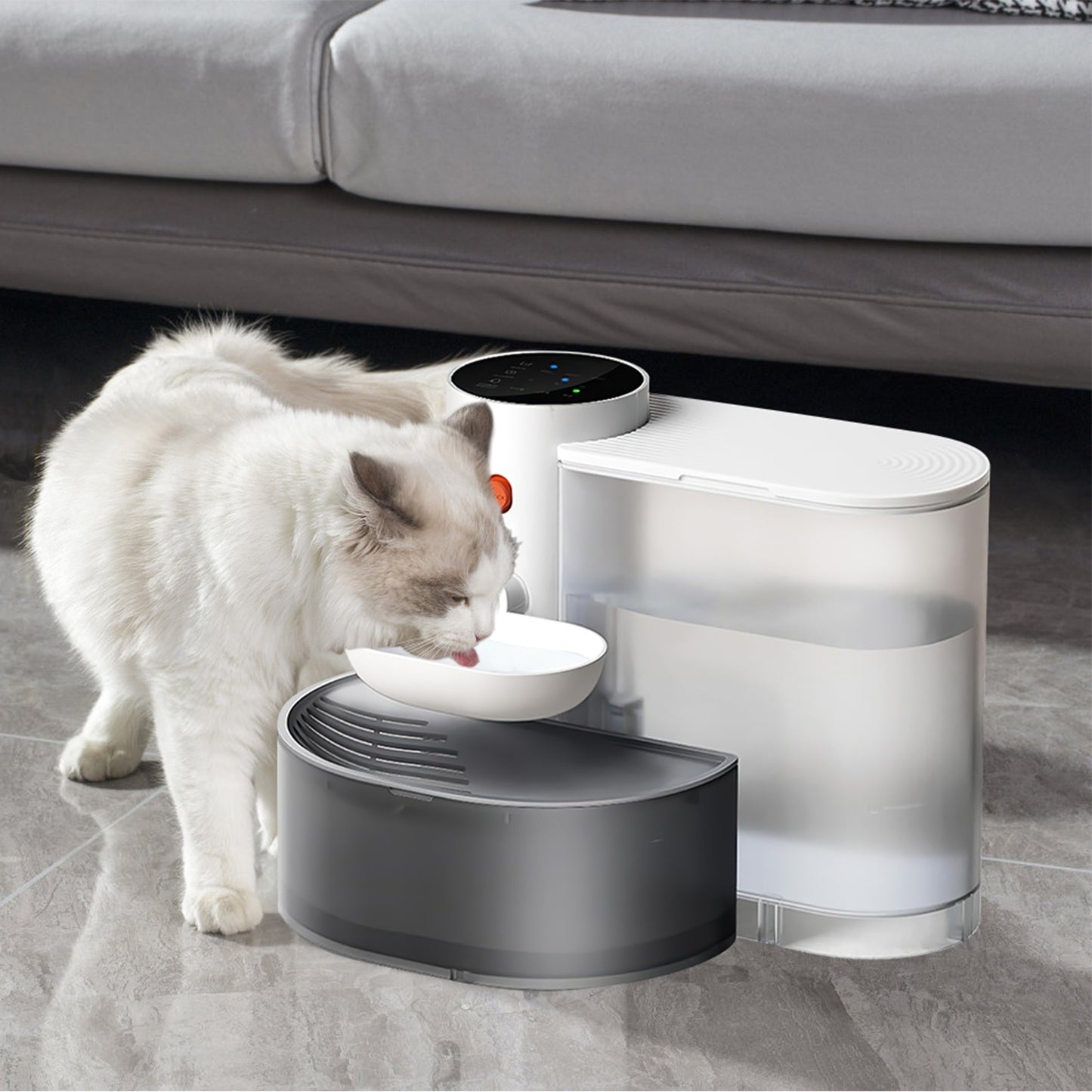 Smart Pet Water Fountain - 3L Cordless Self-Refill for Cats & Dogs - Purrfect Pet Haven