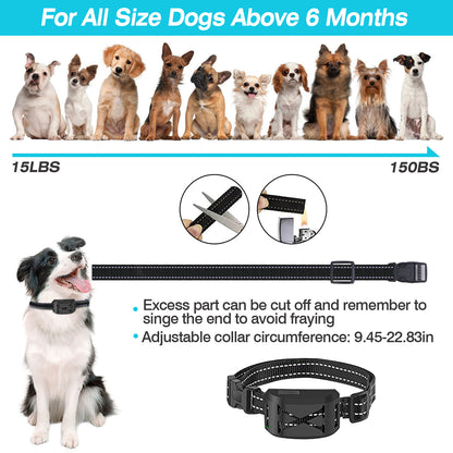 Dog Wireless Fence 2-in-1 - Training Collar System 2 Receivers