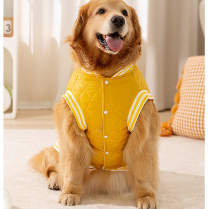 Lucky Dog Quilted Vest - Large Breed Winter Coat - Purrfect Pet Haven