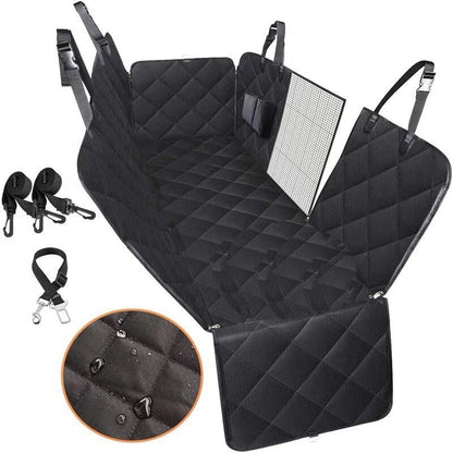 Back Seat Dog Car Cover Pet Hammock Safety Protector Mat